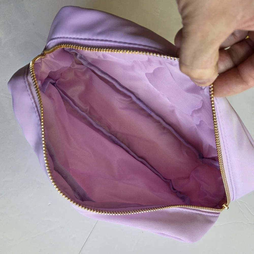 Pastel Cosmetic Bag with Embroidered Disney Accents